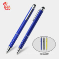 Hot selling multi color metal ball pens with custom logo stylus